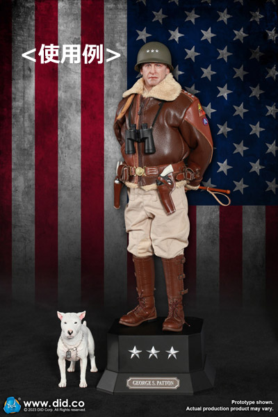 ドラゴンモデルズ製1/6アメリカ第3軍指揮官パットン陸軍中将 ドラゴン