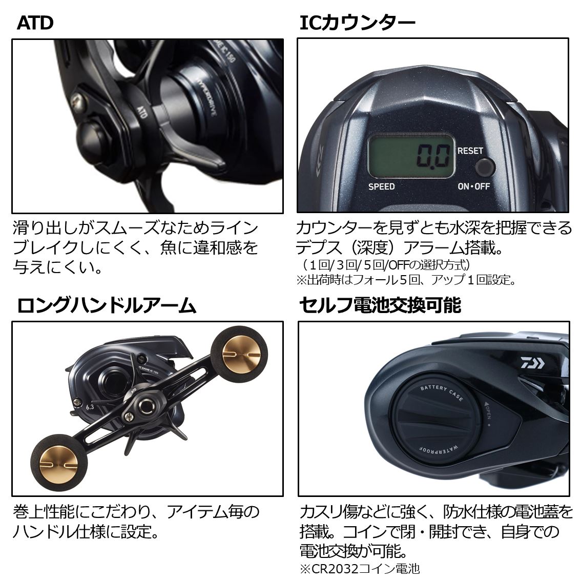ダイワ ライトゲーム IC 150-DH - 上島釣具店