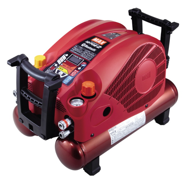 ほぼ未使用】レトラ 5/17 静音コンプレッサー（赤） ほぼ未使用