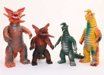 ポピー怪獣足製11体ソフビ ポピー怪獣足製11体ソフビ ソフトビニールの