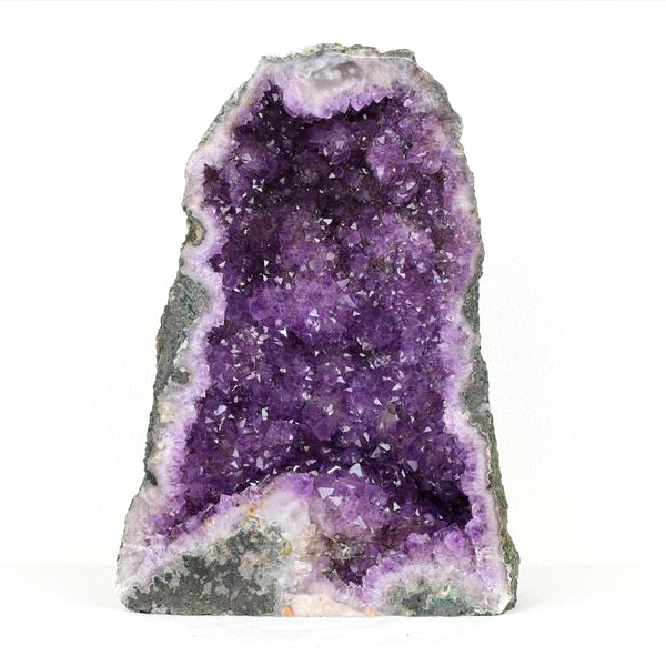 アメジストドーム 背面セメント加工無し｜原産地より直輸入｜紫水晶