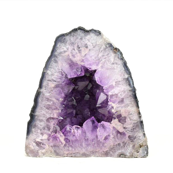 アメジストドーム 背面セメント加工無し｜原産地より直輸入｜紫水晶
