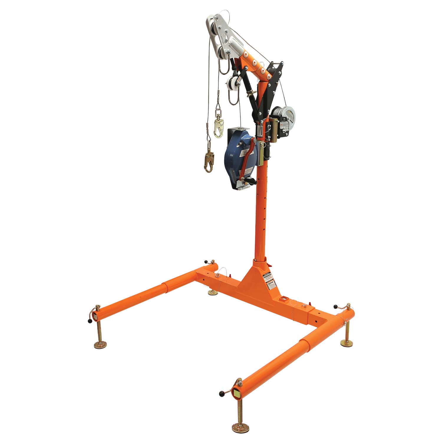 Confined Space Davit System | Offset Davit Arm, Winch & SRL-R