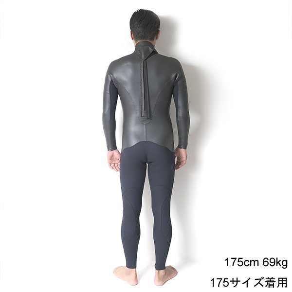 CRAFTSMAN WETSUITS 5mm / 3mm SEMI DRY HIGH-END MODEL BACK ZIP FLAT