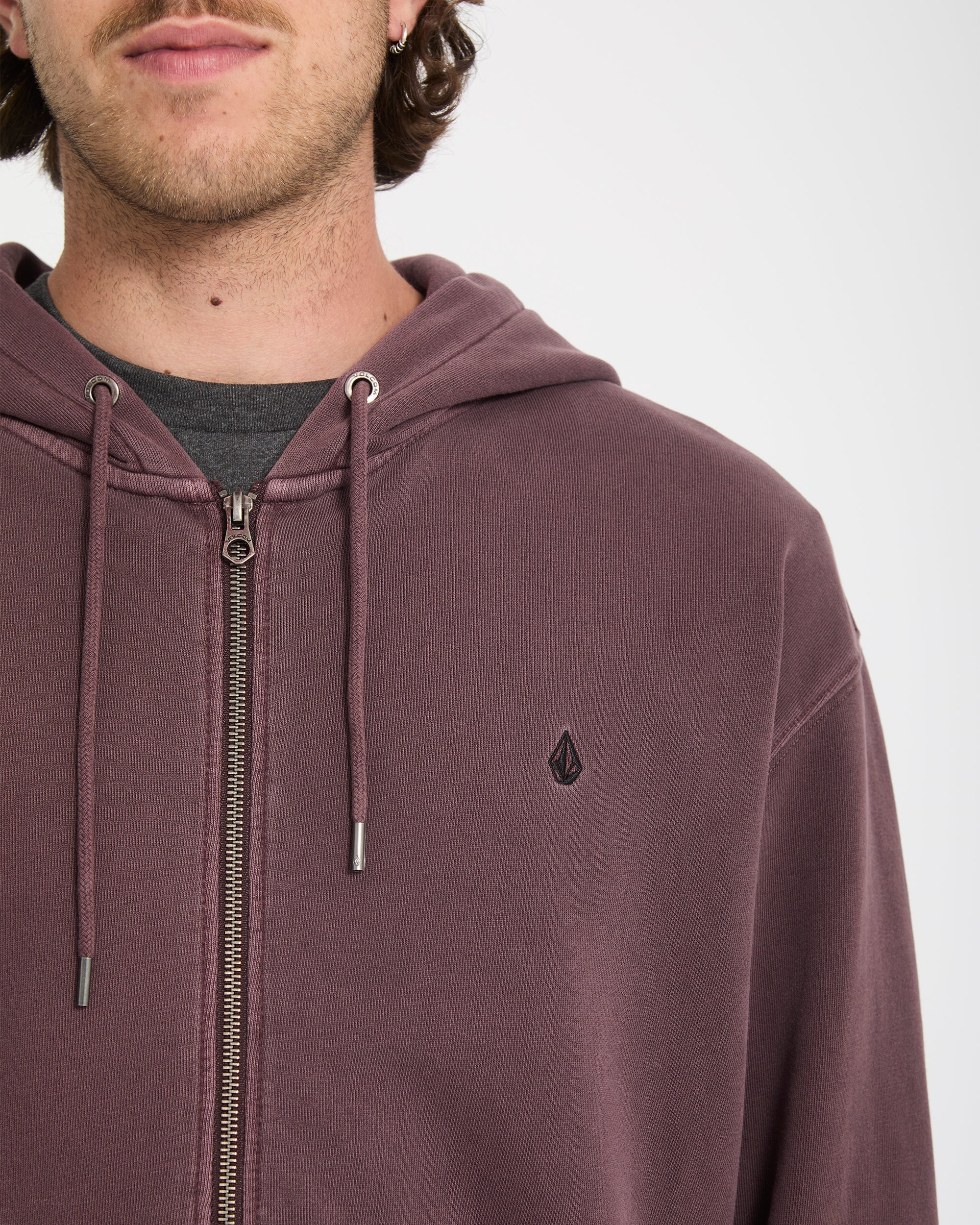 Single Stone Full Zip Hoodie - Pistol Punch - Men - Volcom EU