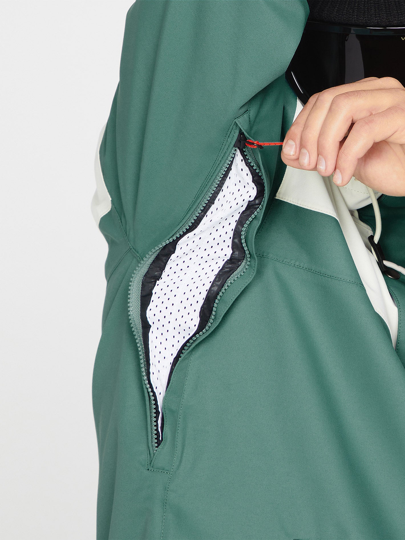 Longo Pullover Jacket - Sage | Volcom Europe