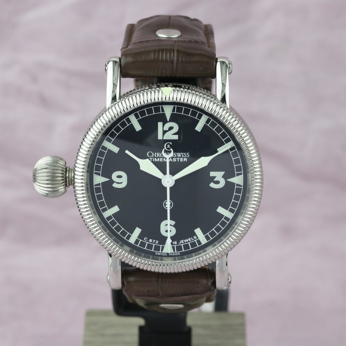 Chronoswiss Timemaster Left Handed Pilotenuhr CH-6233