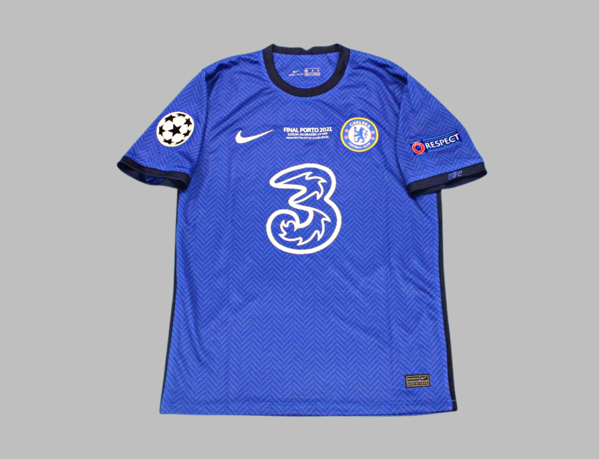 CHELSEA 2021 KANTE 7 HOME UCL FINAL SHIRT (Excellent) L – Retro