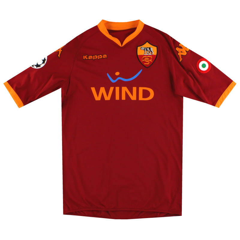 2007-08 Roma Kappa Home Shirt Totti #10 XL | Vintage Football Shirts