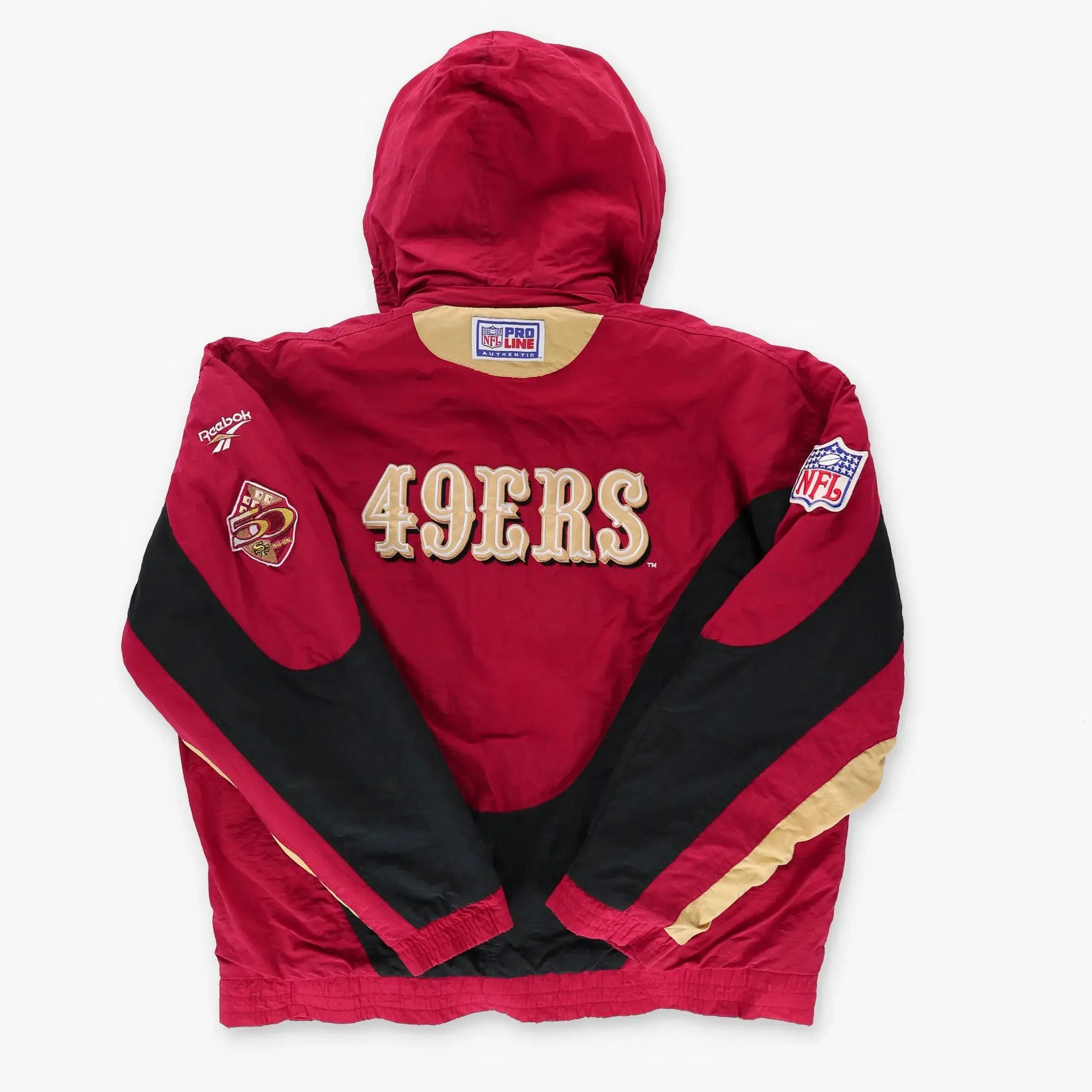 1996 REEBOK San Francisco 49ers 50th Anniversary Korean Made NFL