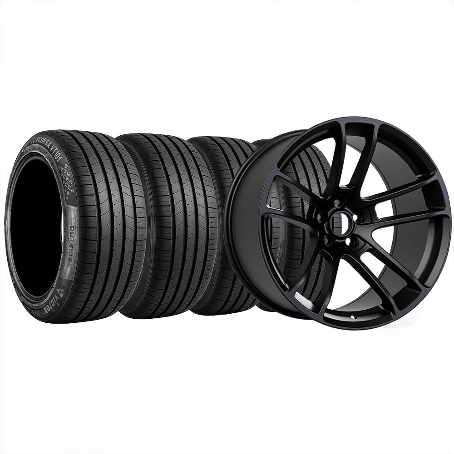 20x11 Hellcat Style Widebody Wheels & Vicrez Performance VCORSA