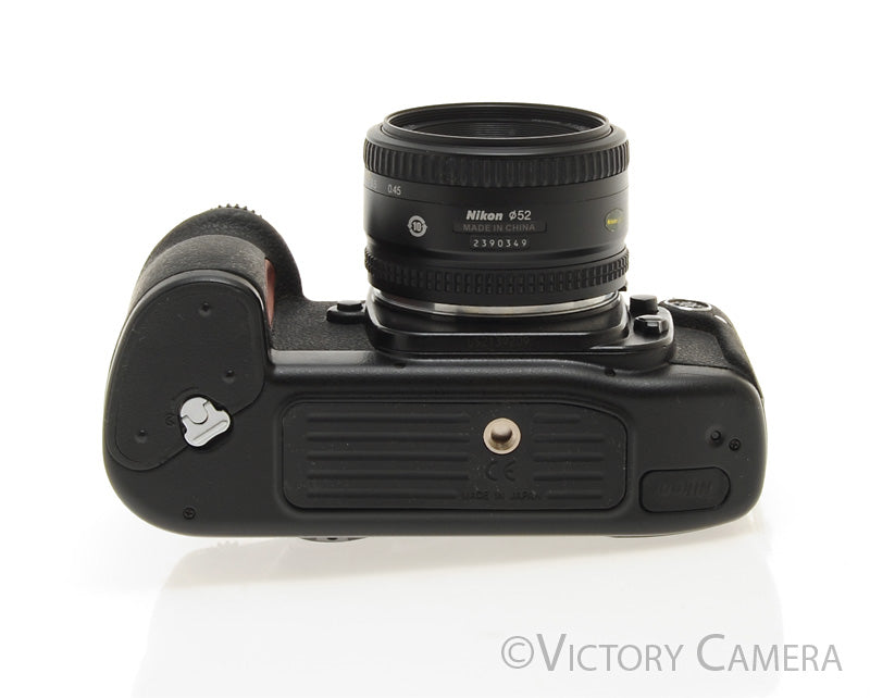 Nikon F100 Autofocus 35mm Film SLR Camera w/ AF Nikkor 50mm f1.8 Lens