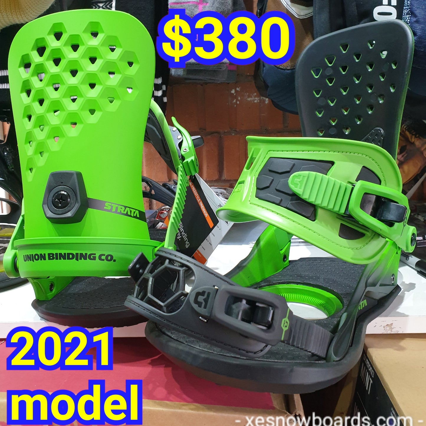UNION Stratas 2021 models green colour – xe_snowboards