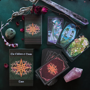 Children of Ostara tarot card deck & book set- BLACK EDITION – Xia