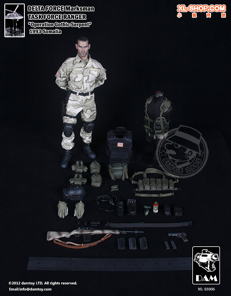 DAMTOYS - Delta Force Marksman -TASK FORCE RANGER - Operation