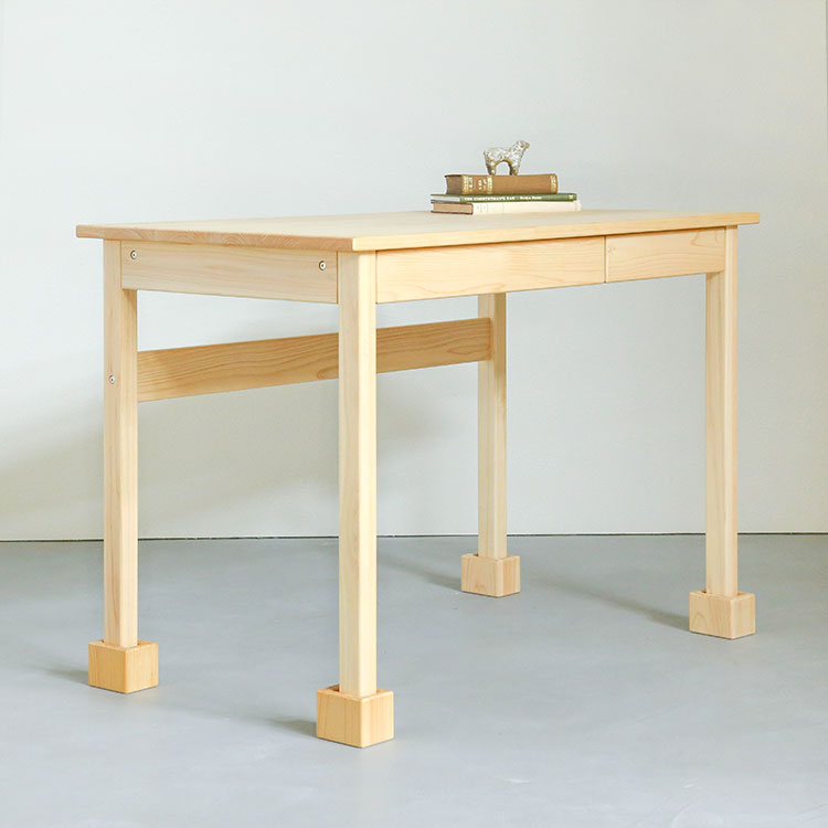 キシル XYL 4本脚デスク80サイズ 4本脚デスク 80｜家具と学習机(デスク