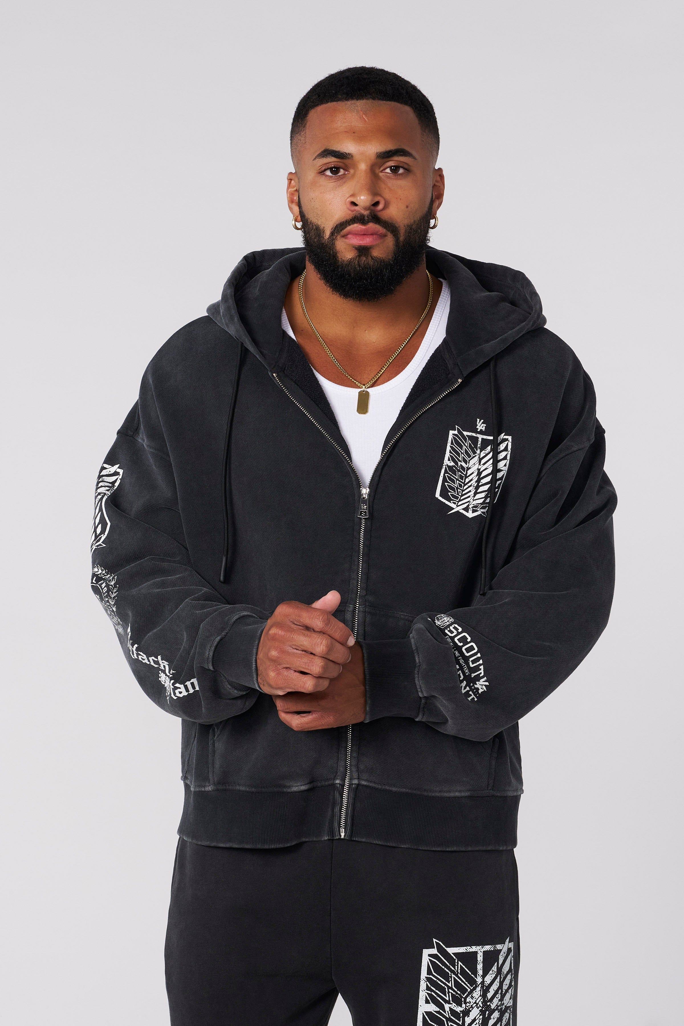 5138 - AOT© x YLA Zip-Up Hoodies