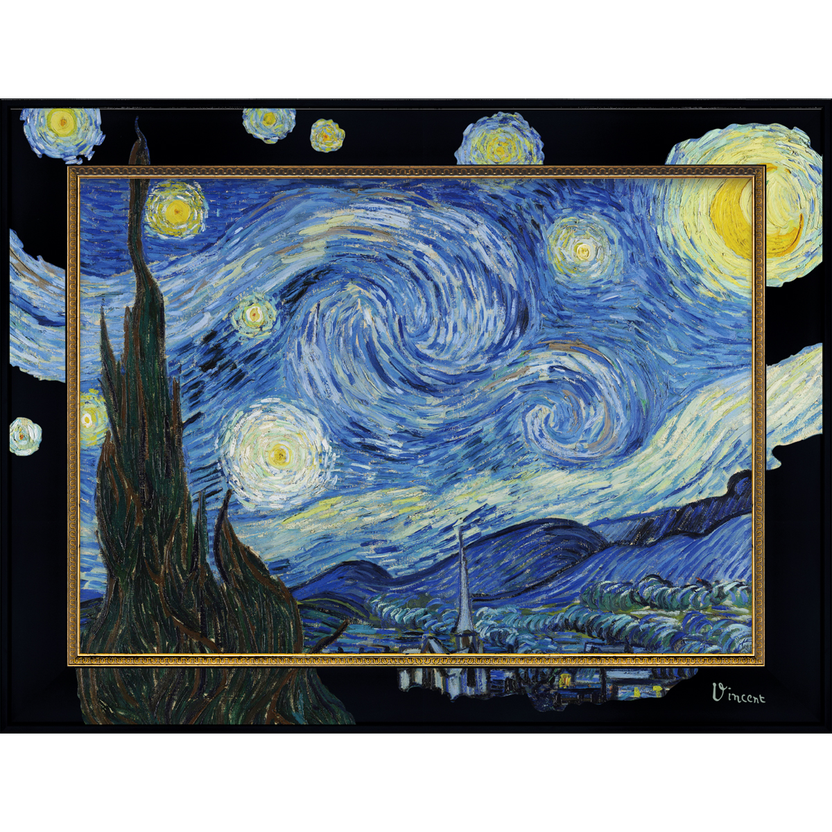 ビッグアート ～名画LLシリーズ～（ゴッホ「星月夜」） | ユーパワー