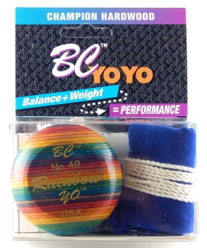 BC YoYo レインボーヨーヨー 希少 木製 BC YoYo レインボーヨーヨー