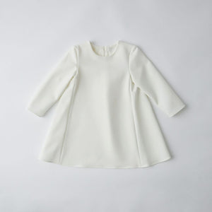 ロングスリーブバックパールボックスプリーツドレス – YOKO CHAN