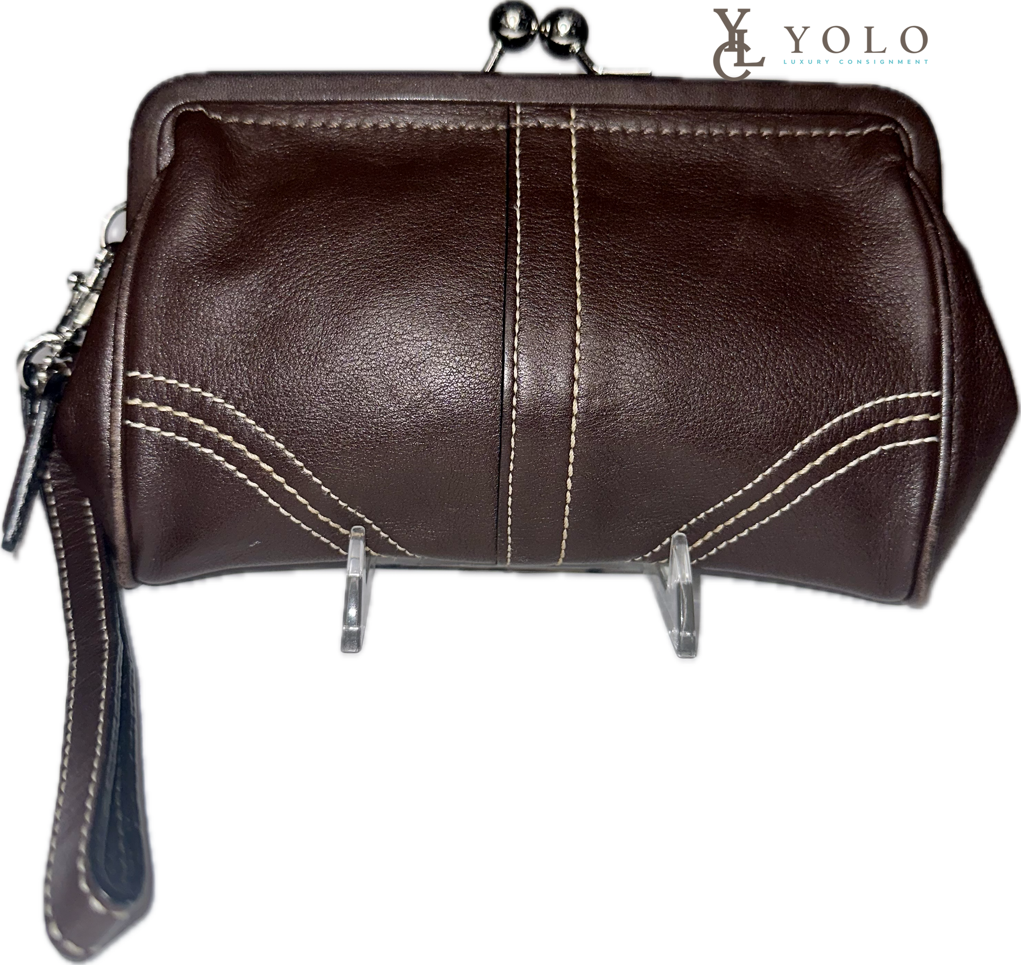 Coach | Soho Framed Kisslock Wristlet – YOLO Luxury Consignment