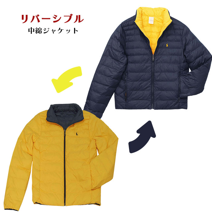 POLO ラルフローレンリバーシブル 中綿ジャケット送料無料 ジャケット