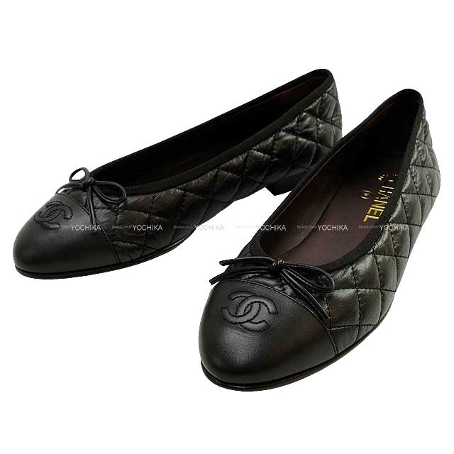 CHANEL シャネル バレエシューズ マトラッセ キルティング ココマーク