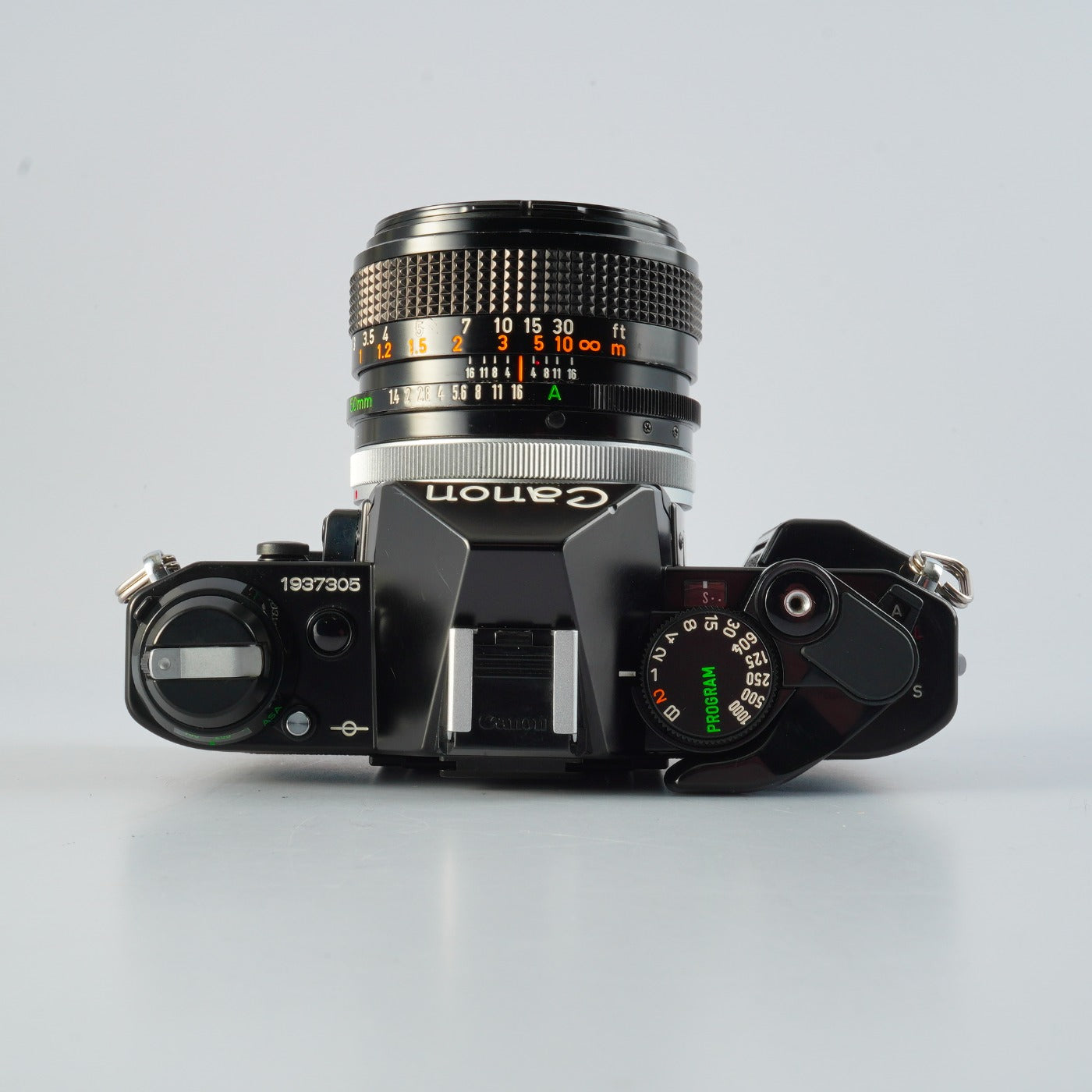 CLA'd】 Canon AE-1 Program Black + FD 50mm F/1.4 S.S.C. MF