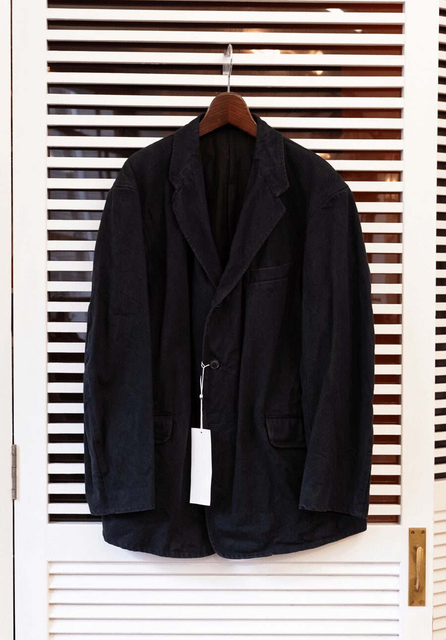 COMOLI ブラックドリル ジャケット | 大阪心斎橋のメンズ洋服の