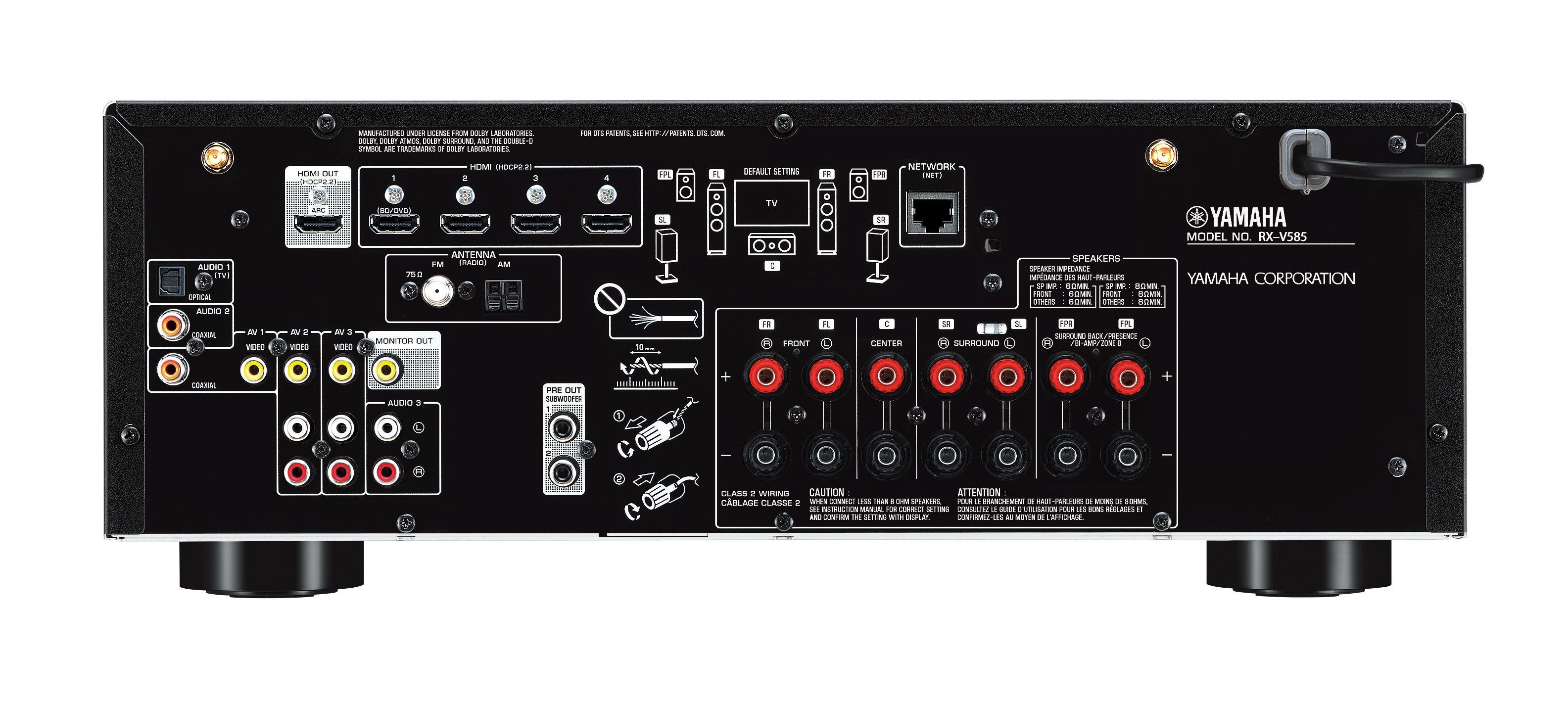 RX-V585 - Overview - AV Receivers - Home Audio - Products - Yamaha USA