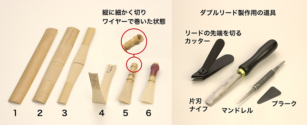 ファゴットの吹き方:リードのつくり方 - 楽器解体全書 - ヤマハ株式会社