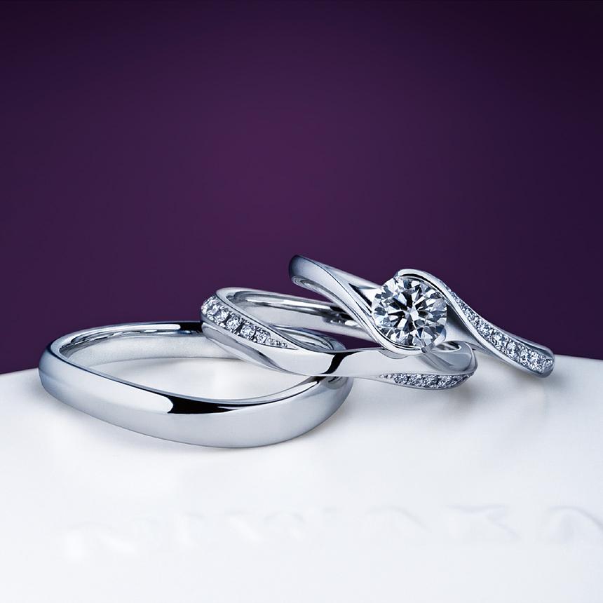 俄（ニワカ)】暁星・茜雲のセットリング | 商品のご紹介 | 山城時計店