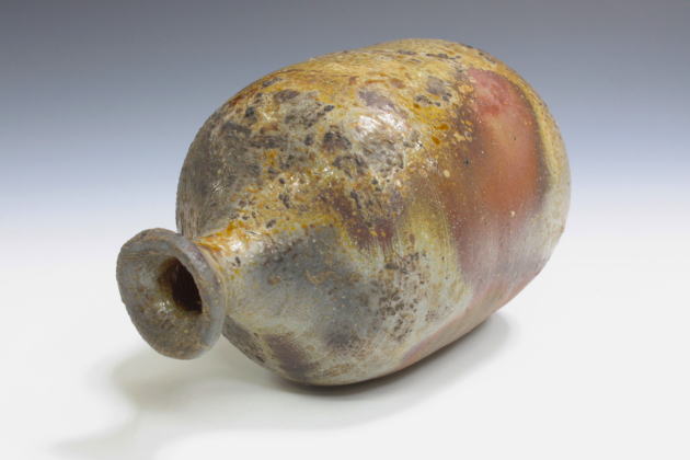 柳瀬美術店 / 金重陶陽「備前徳利-1」共箱[KANESHIGE Toyo]Sake Flask