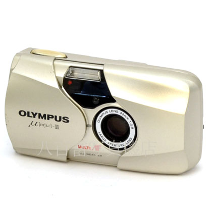 販売済み 【中古】 オリンパス μ-II シャンパンゴールド OLYMPUS