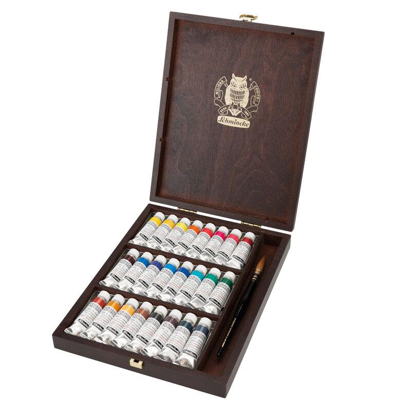 Schmincke シュミンケ ホラダム 透明水彩絵具 木製ケース 15ml