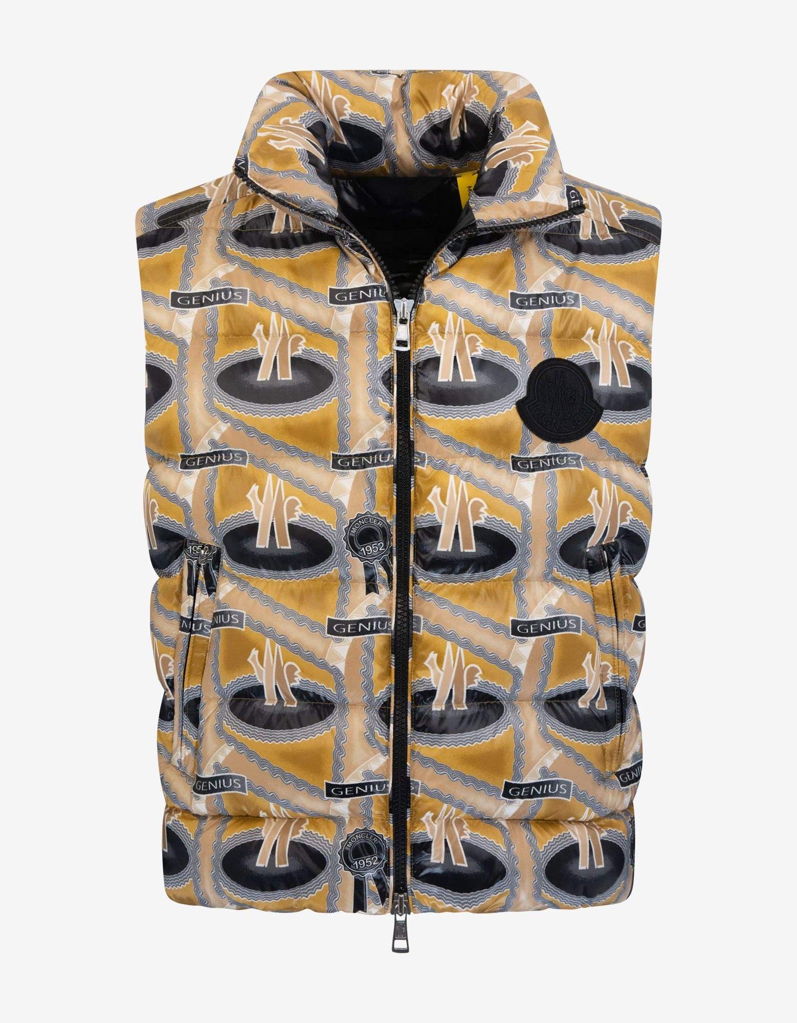 2 Moncler 1952 Parker Genius Print Nylon Down Gilet – Zoo Fashions