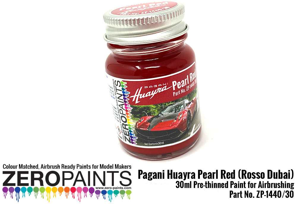 Pagani Huayra Pearl Red (Rosso Dubai) Paint 30ml | ZP-1440/30