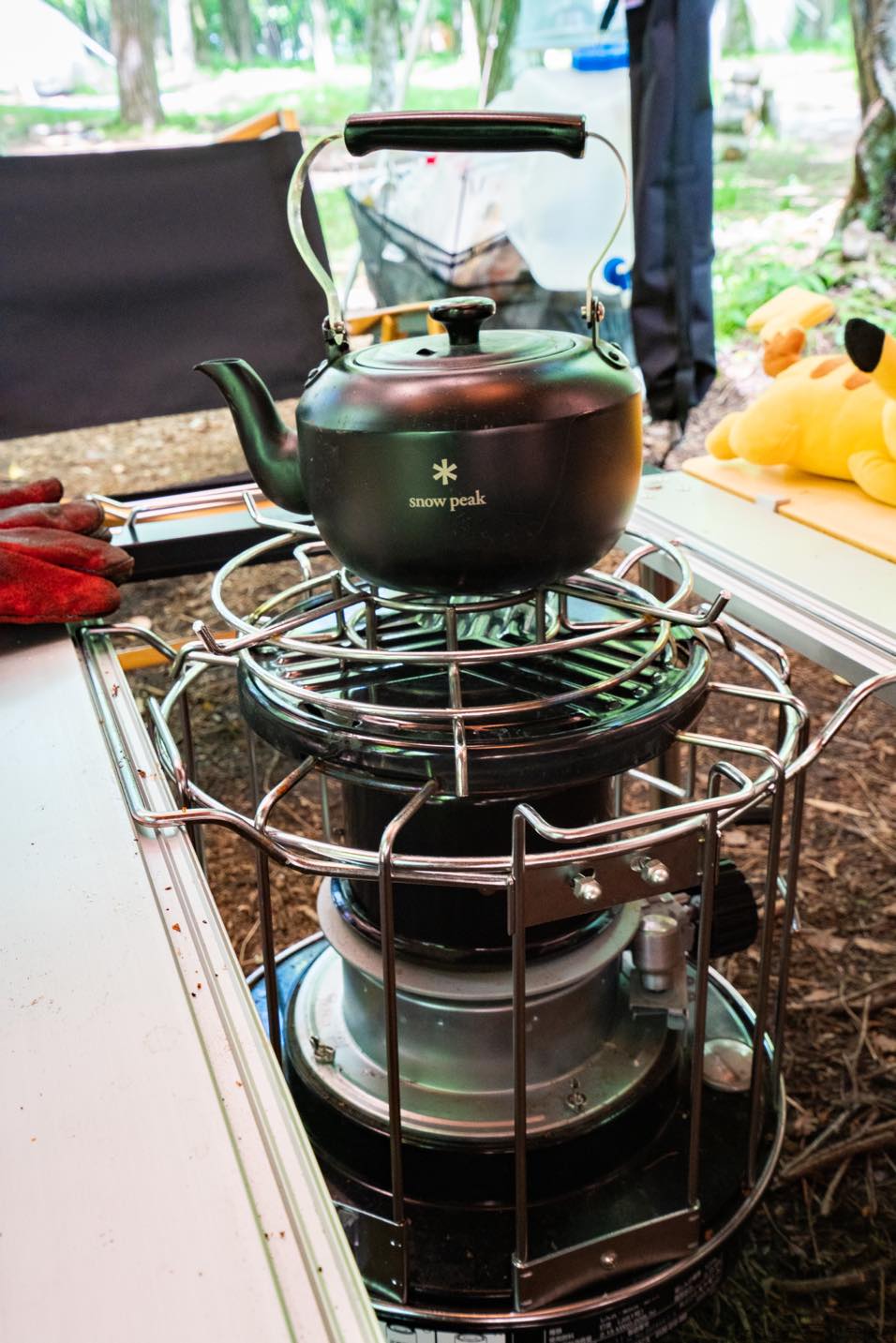 カスタム済】スノーピーク タクード KH-002BK石油こんろストーブ＋収納