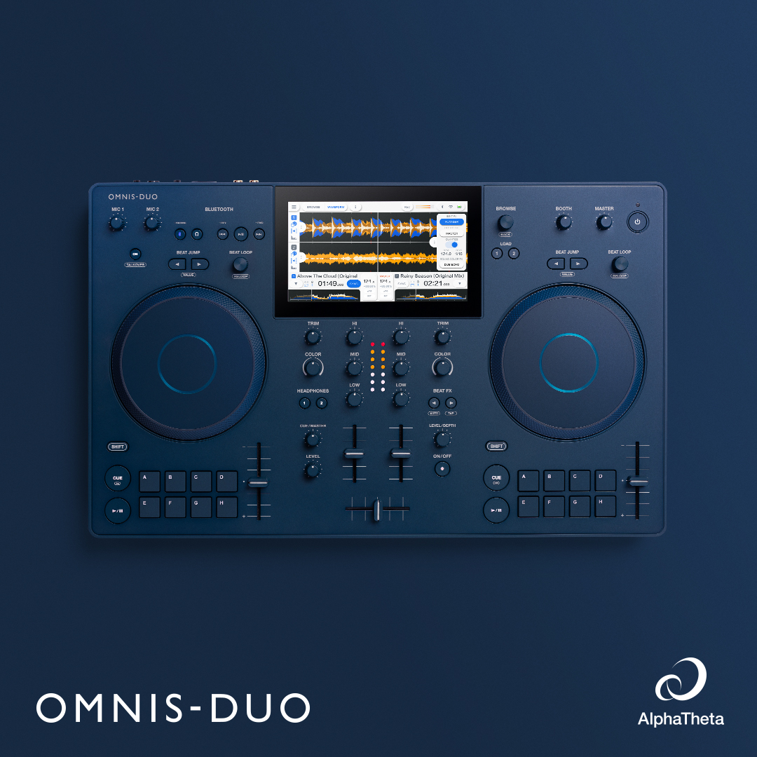 AlphaTheta OMNIS-DUO ポータブル オールインワン DJシステム｜MIKI