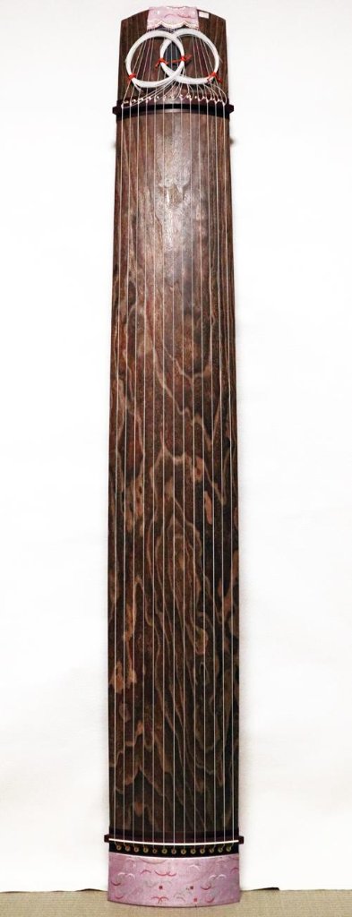 高級! お琴 綾杉彫り 蒔絵 13弦 約182cm 和楽器 弦楽器 木目 柏葉 高級