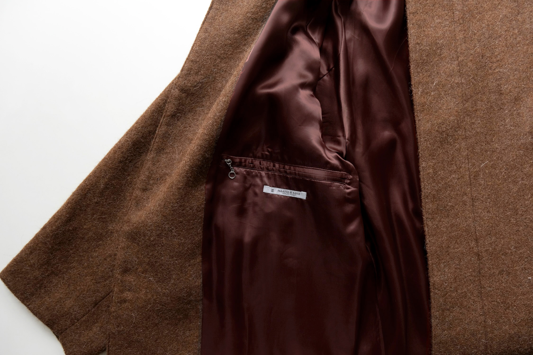 NATURAL NEP 二重織 BALMACAAN COAT - WUNDER
