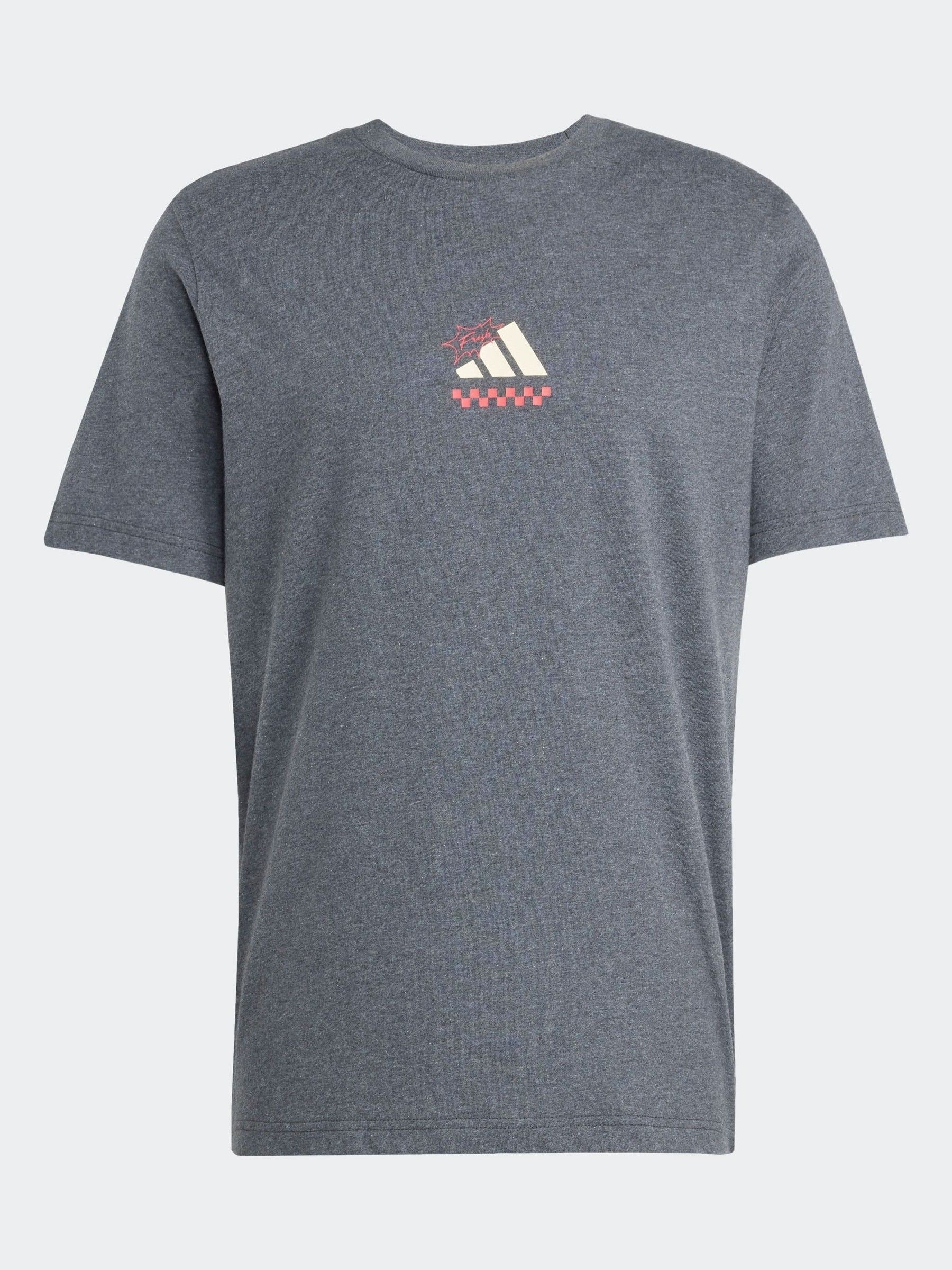 Buy adidas Grey Lounge Pizza 100% Cotton Graphic T-Shirt from Next USA