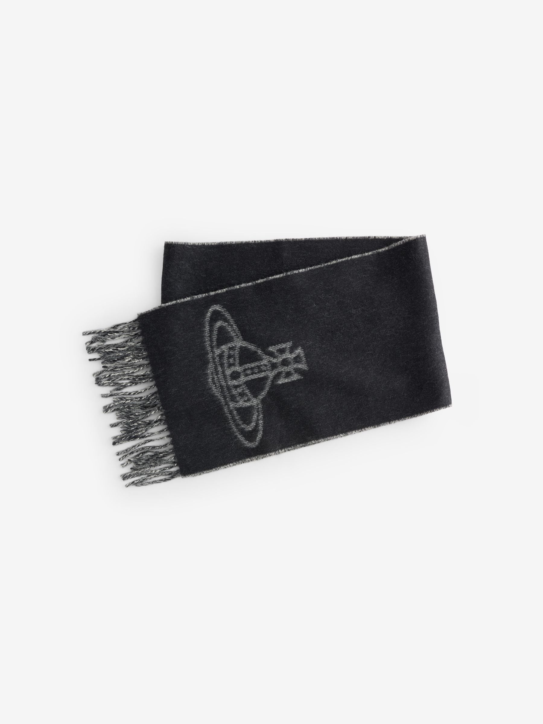 Buy Vivienne Westwood Black Single Orb Double Scarf from Next USA