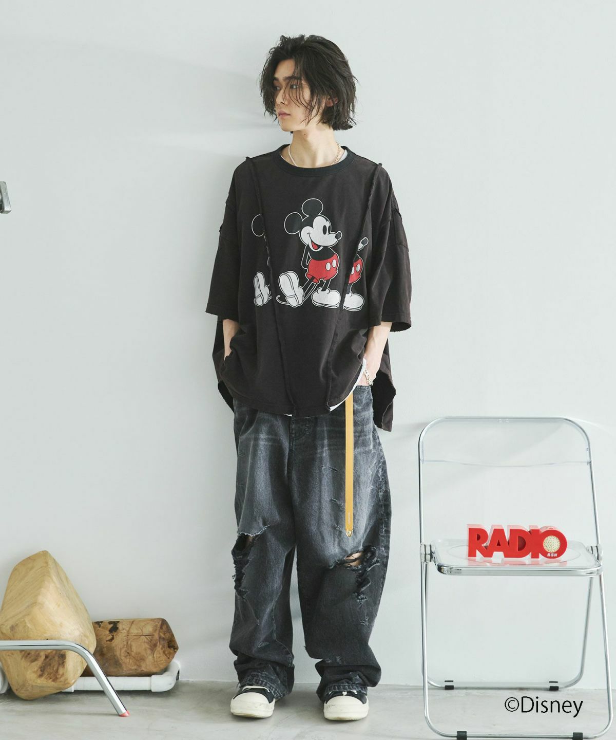 OPENING ACT] ラグジュアリークオリティダメージバギーデニム