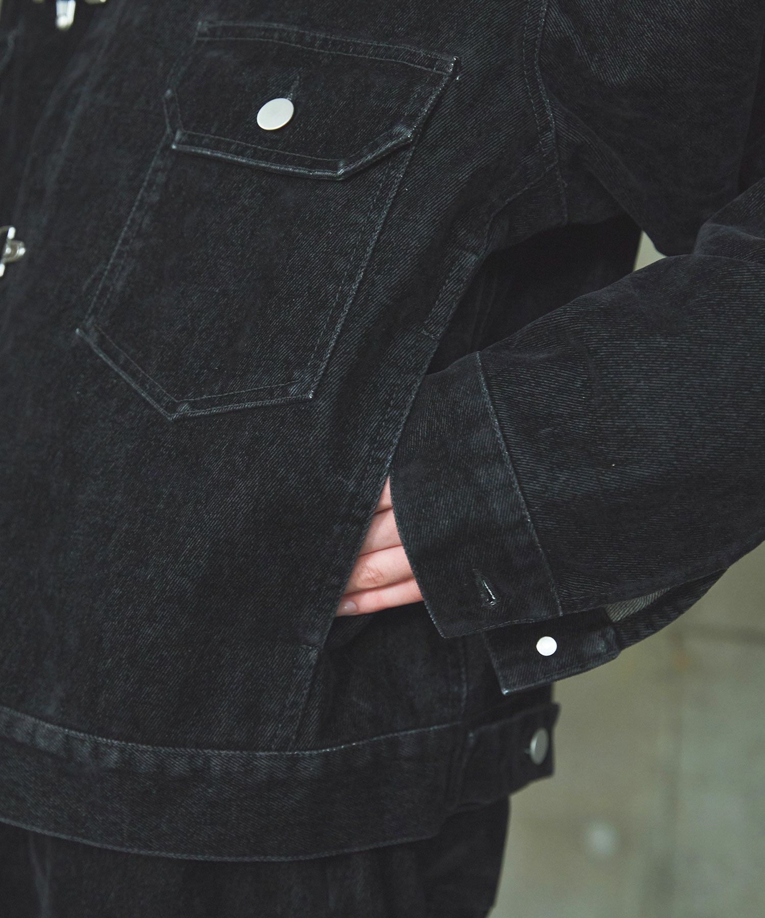 山*水様 完売品 OPENING ACTベロアデニムファイヤーマンジャケット M