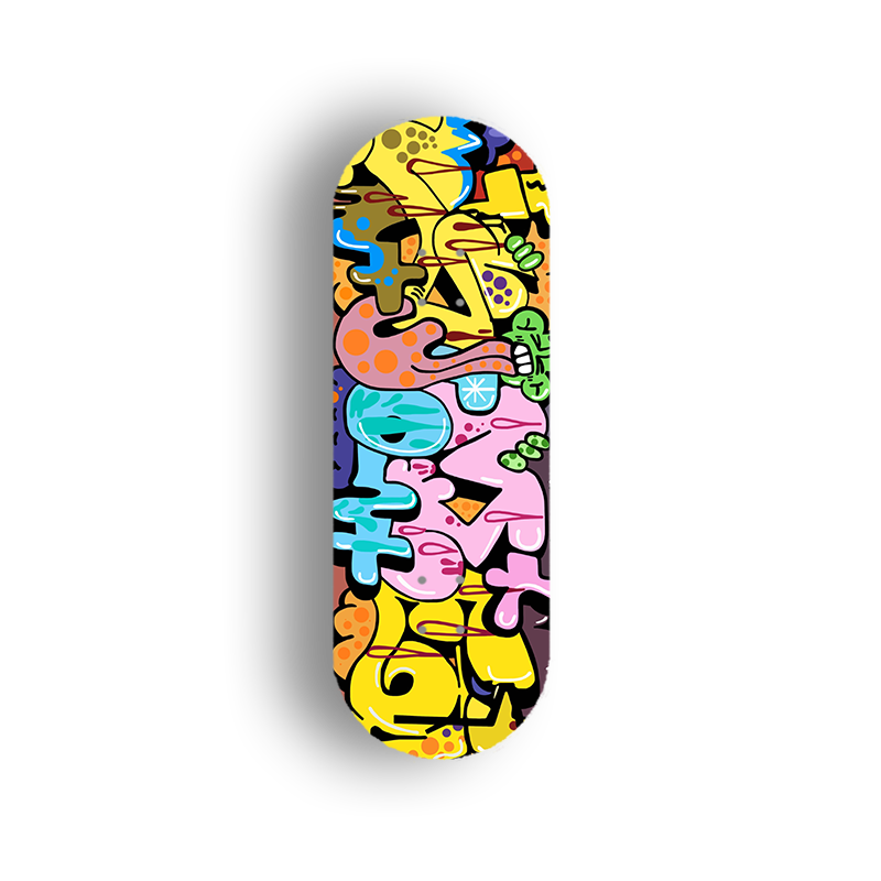 Professional Fingerboard Deck - Graffiti Graphic 02 – XFlippro