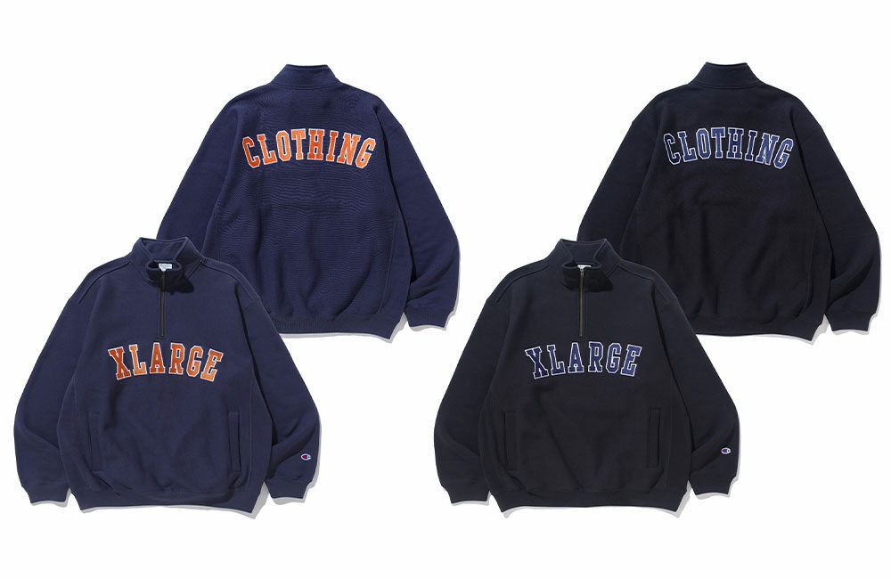 XLARGE®︎ × Champion 23FW 新作コラボが国内10月28日より発売 | UP TO