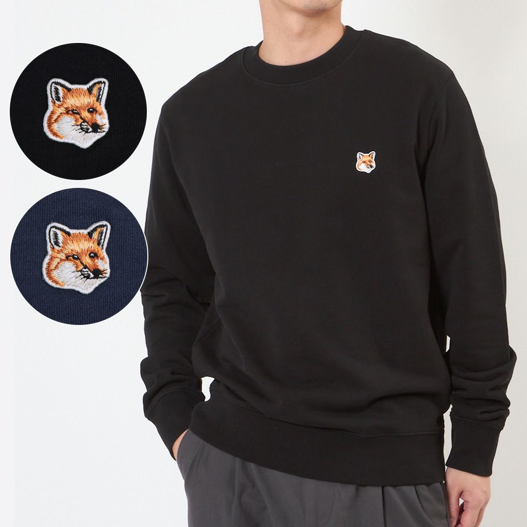 メゾンキツネ MAISON KITSUNE メンズ トレーナー スウェット FOX HEAD