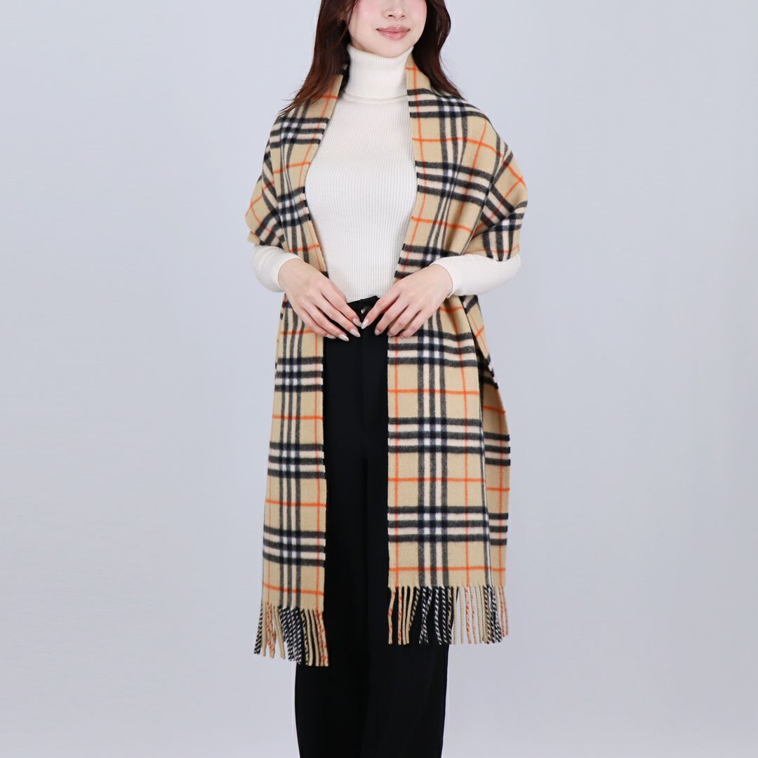 バーバリー BURBERRY カシミア カシミヤ マフラー ストール バーバリー