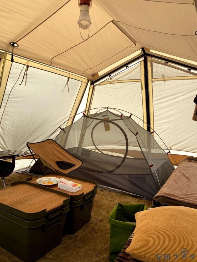 年中快適に過ごせるテントはこれ一択]ロッジシェルターT/C | ヤスダを少々